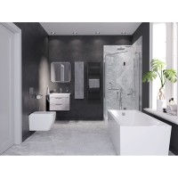 Ванна акриловая Grossman 180 x 80 см, отдельностоящая, белая, GR-2021