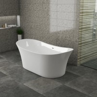 Ванна акриловая Grossman 170 x 80 см, отдельностоящая, белая, GR-2101