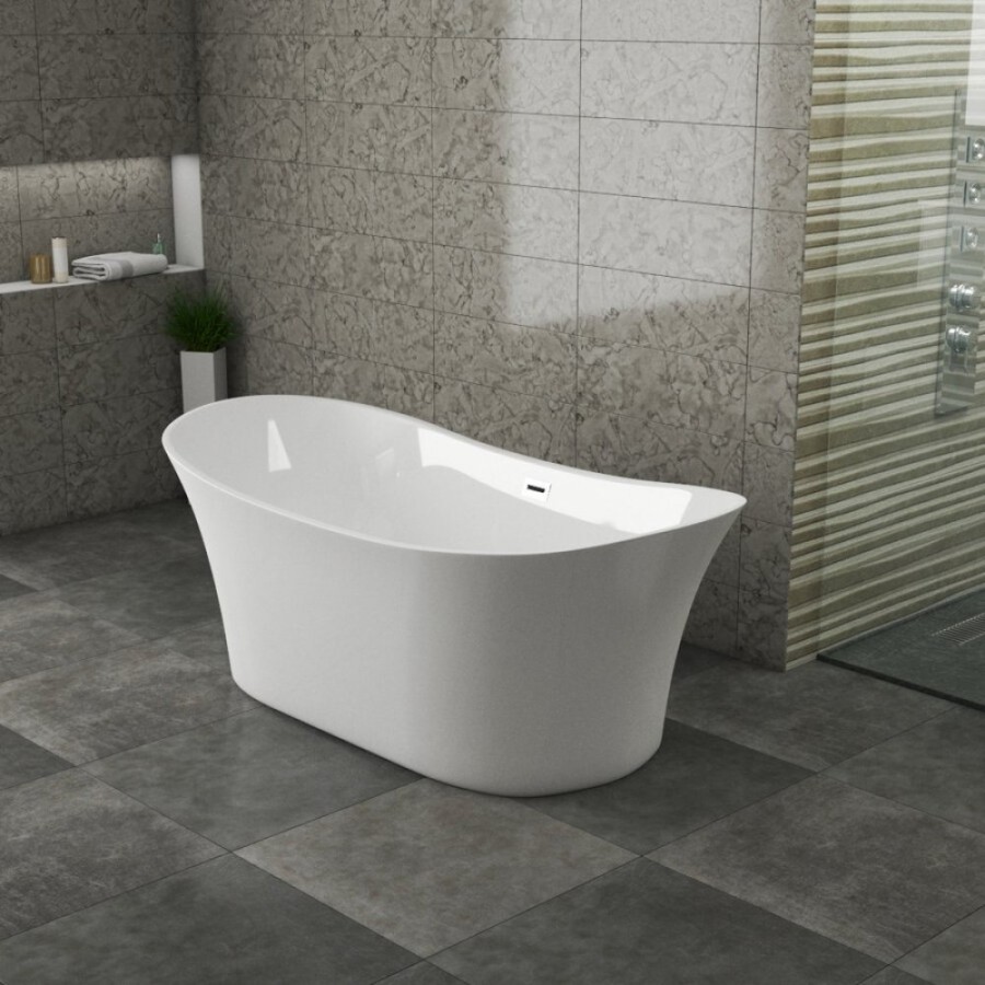 Ванна акриловая Grossman 170 x 80 см, отдельностоящая, белая, GR-2101