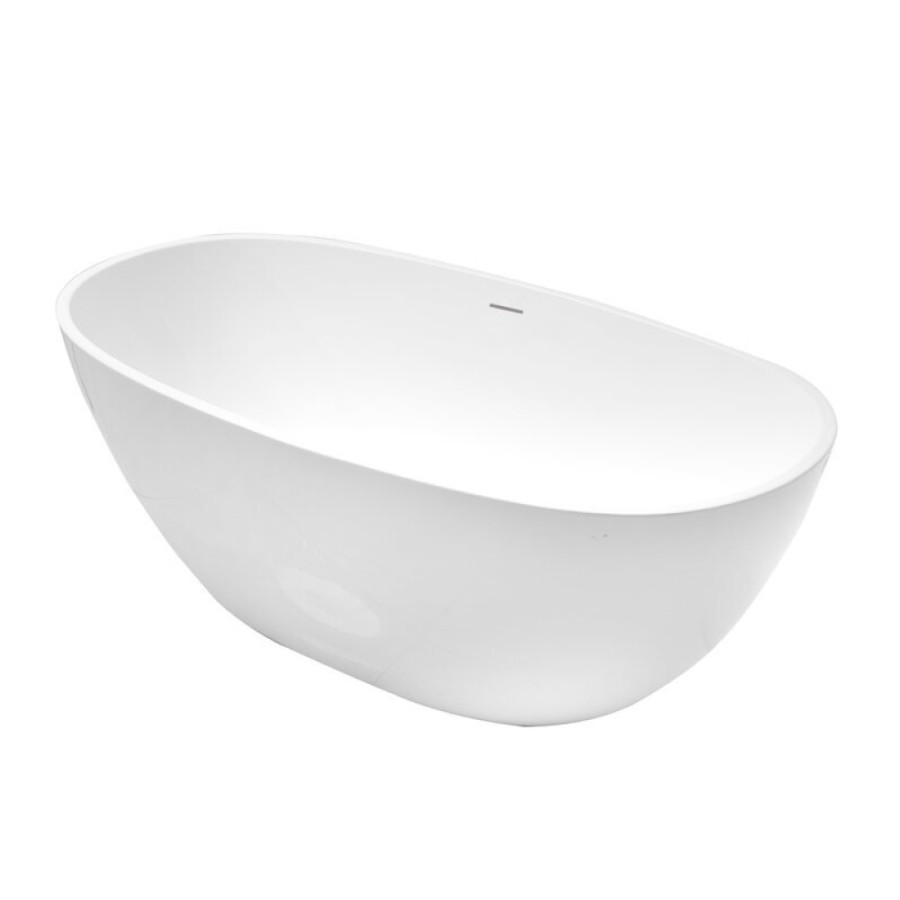 Ванна акриловая Grossman Classic, 150 x 78 см, отдельностоящая, белая глянцевая, GR-2403