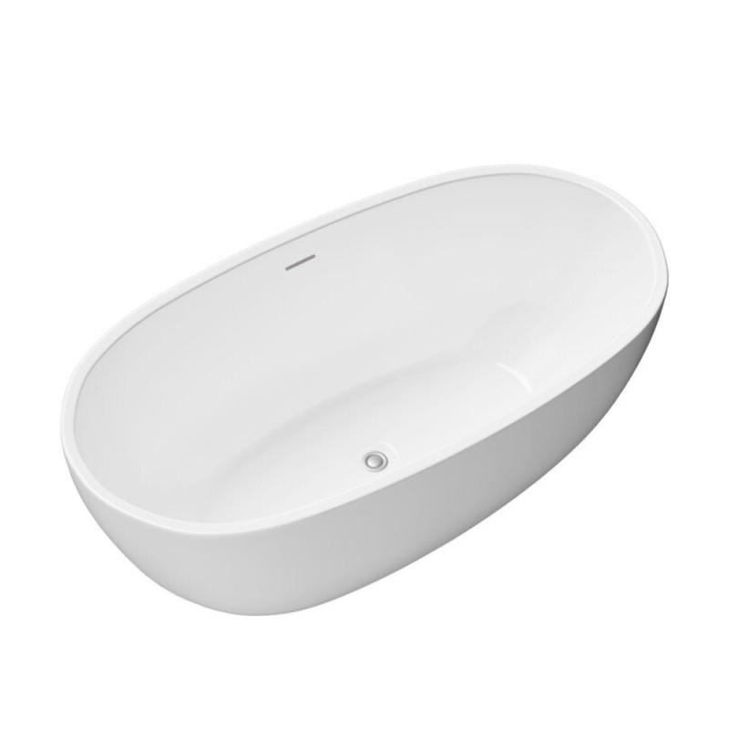 Ванна акриловая Grossman Classic, 150 x 78 см, отдельностоящая, белая глянцевая, GR-2403