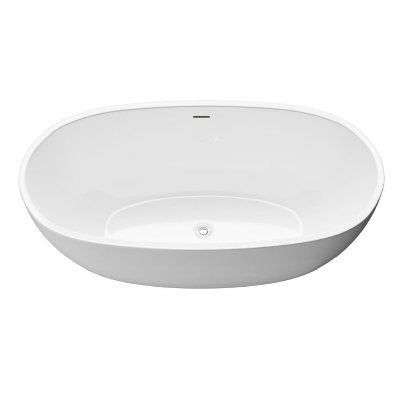Ванна акриловая Grossman Classic, 150 x 78 см, отдельностоящая, белая глянцевая, GR-2403