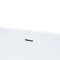 Ванна акриловая Grossman Classic, 160 x 80 см, отдельностоящая, белая матовая, GR-2502M