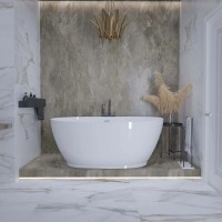 Ванна акриловая Grossman Classic GR-2603, 170 x 80 см, белая