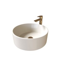 Раковина Grossman 41 x 41 х 15 см, накладная, бежевая матовая, GR-3013BEM