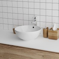 Раковина Grossman 42 x 42 см круглая, накладная, GR-3014