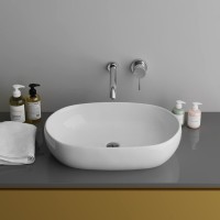 Раковина Grossman 60 x 42 см овальная, накладная, GR-3015