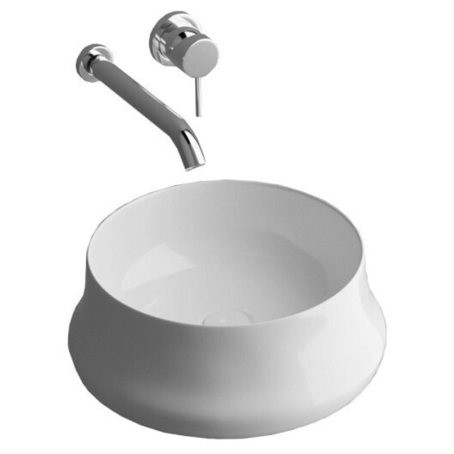 Раковина Grossman 40 x 40 см круглая, накладная, GR-3023