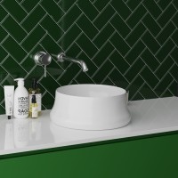 Раковина Grossman 40 x 40 см круглая, накладная, GR-3023