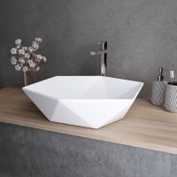 Раковина Grossman 46 x 46 х 15 см, накладная, белая, GR-3029