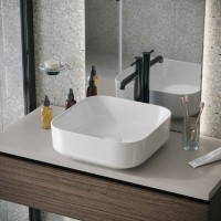 Раковина Grossman Falcon GR-3055, 38 x 38 х 12.5 см, накладная, белая