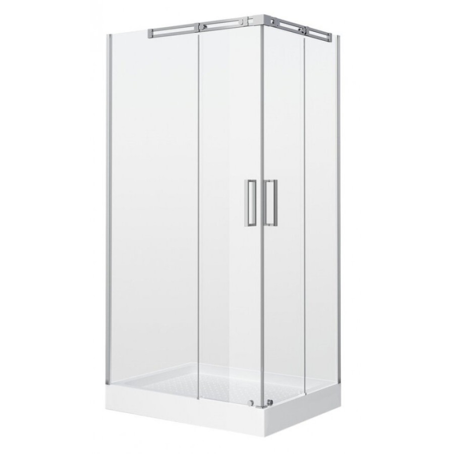 Душевой уголок Grossman Galaxy 120 х 80 см прямоугольный, дверь раздвижная, стекло прозрачное, хром, левый/правый