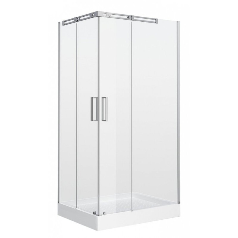 Душевой уголок Grossman Galaxy 120 х 80 см прямоугольный, дверь раздвижная, стекло прозрачное, хром, левый/правый
