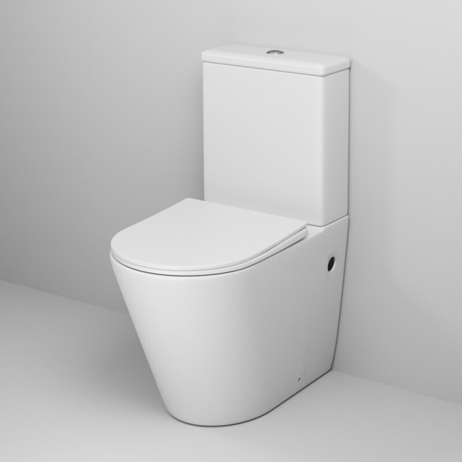 Унитаз-компакт Grossman Color GR-4480MS, безободковый, с крышкой-сиденьем микролифт, белый матовый