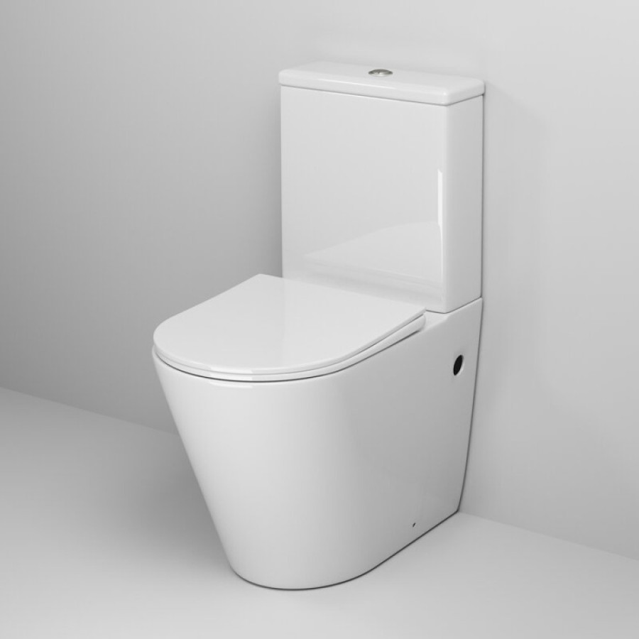 Унитаз-компакт Grossman Color GR-4480S, безободковый, с крышкой-сиденьем микролифт, белый