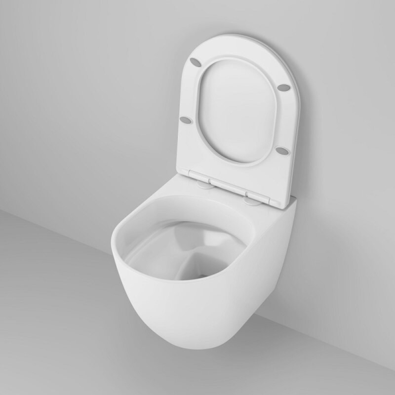 Подвесной унитаз Grossman Thin Rim GR-5601S, крышка-сиденье микролифт, белый