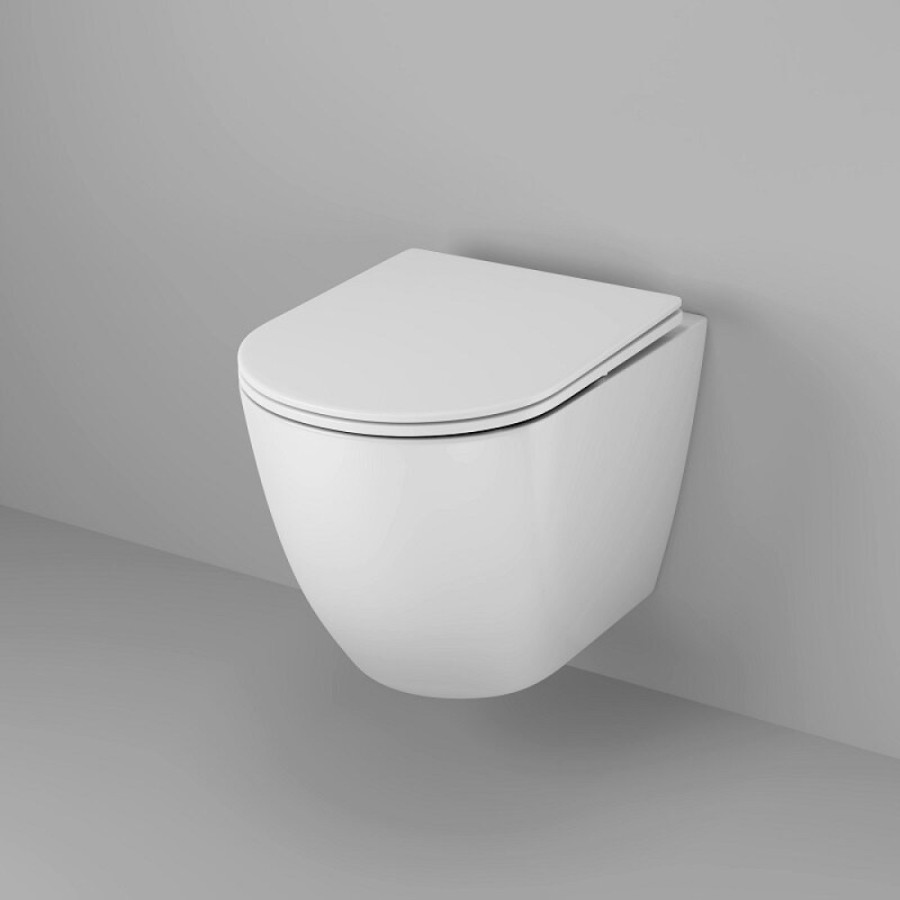 Подвесной унитаз Grossman Thin Rim GR-5601S, крышка-сиденье микролифт, белый