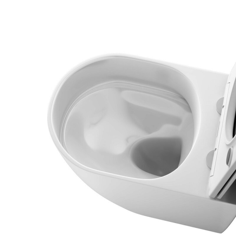 Подвесной унитаз Grossman Thin Rim GR-5601S, крышка-сиденье микролифт, белый