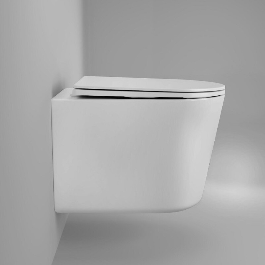 Подвесной унитаз Grossman Thin Rim GR-5602S, крышка-сиденье микролифт, белый