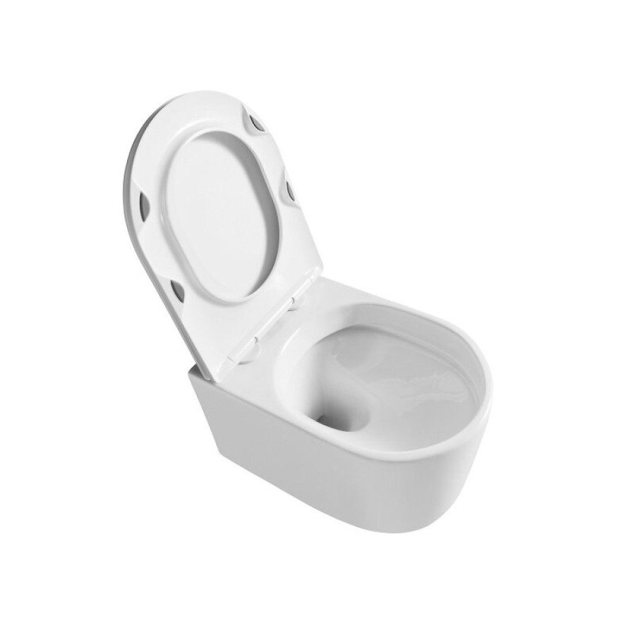 Подвесной унитаз Grossman Thin Rim GR-5602S, крышка-сиденье микролифт, белый