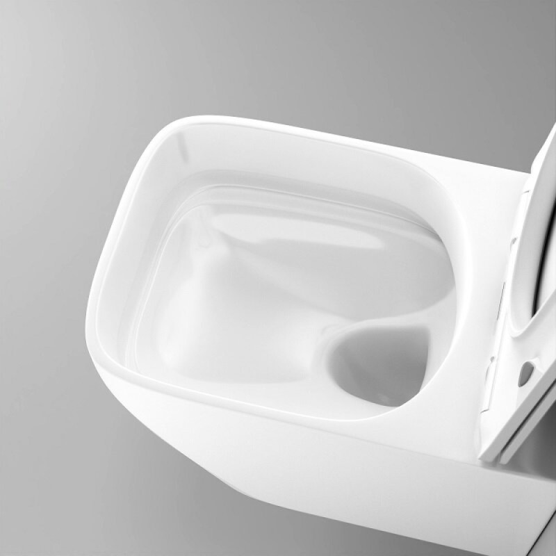 Подвесной унитаз Grossman Thin Rim GR-5603S, крышка-сиденье микролифт, белый