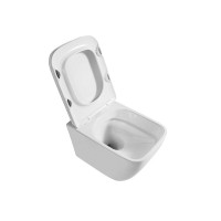Подвесной унитаз Grossman Thin Rim GR-5603S, крышка-сиденье микролифт, белый