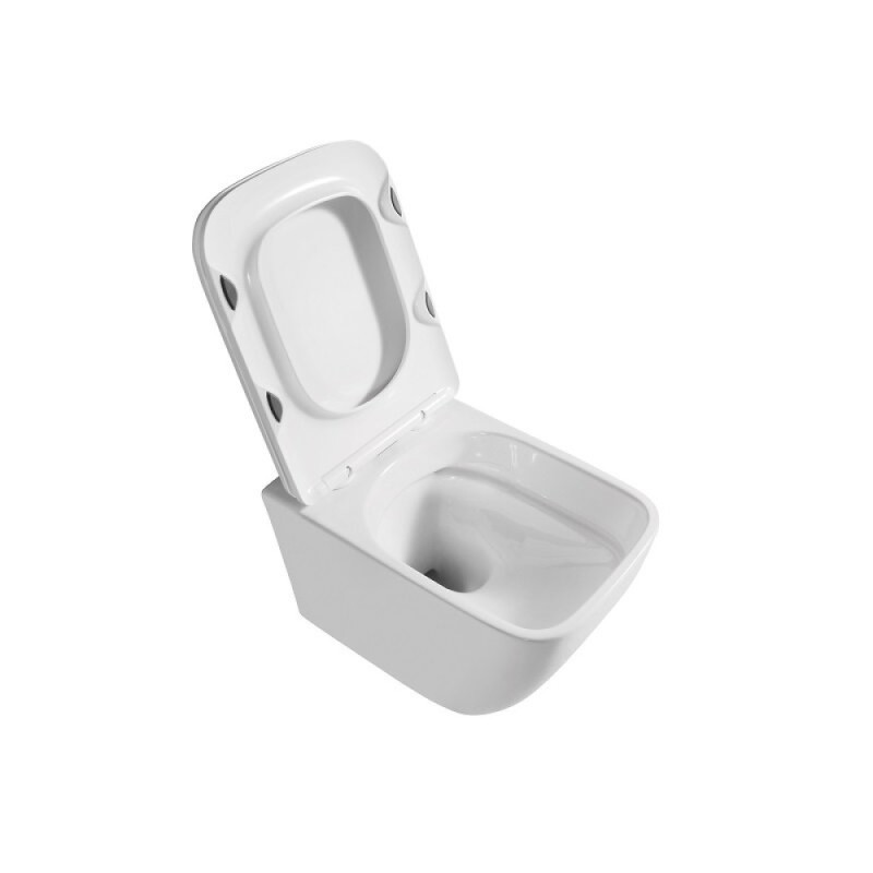 Подвесной унитаз Grossman Thin Rim GR-5603S, крышка-сиденье микролифт, белый