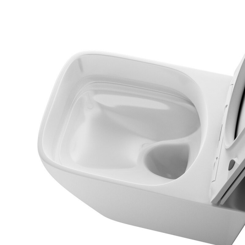 Подвесной унитаз Grossman Thin Rim GR-5603S, крышка-сиденье микролифт, белый