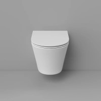 Подвесной унитаз Grossman Thin Rim GR-5604SQ, смыв торнадо, крышка-сиденье микролифт, белый