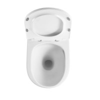 Подвесной унитаз Grossman Thin Rim GR-5604SQ, смыв торнадо, крышка-сиденье микролифт, белый