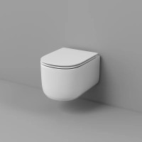 Подвесной унитаз Grossman Thin Rim GR-5605SQ, смыв торнадо, крышка-сиденье микролифт, белый