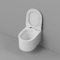 Подвесной унитаз Grossman Thin Rim GR-5606SQ, смыв торнадо, крышка-сиденье микролифт, белый