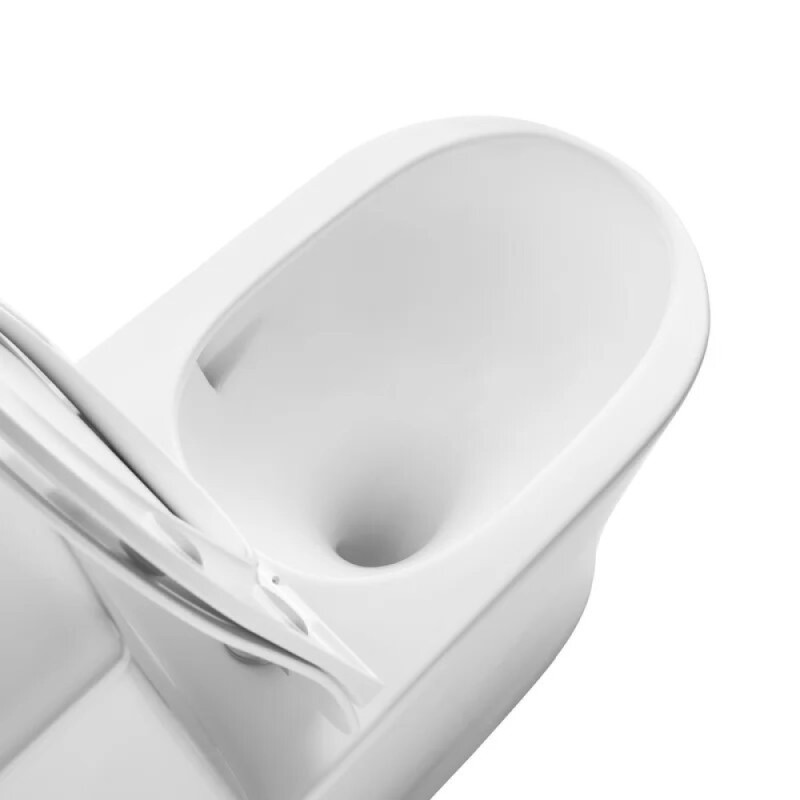 Унитаз-моноблок Grossman Thin Rim GR-5607SQ, смыв торнадо, крышка-сиденье микролифт, белый