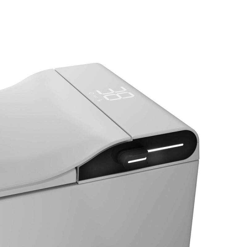 Электронный подвесной унитаз Grossman Smart GR-5701, с функцией биде, с импульсной системой смыва, крышка-сиденье микролифт, белый