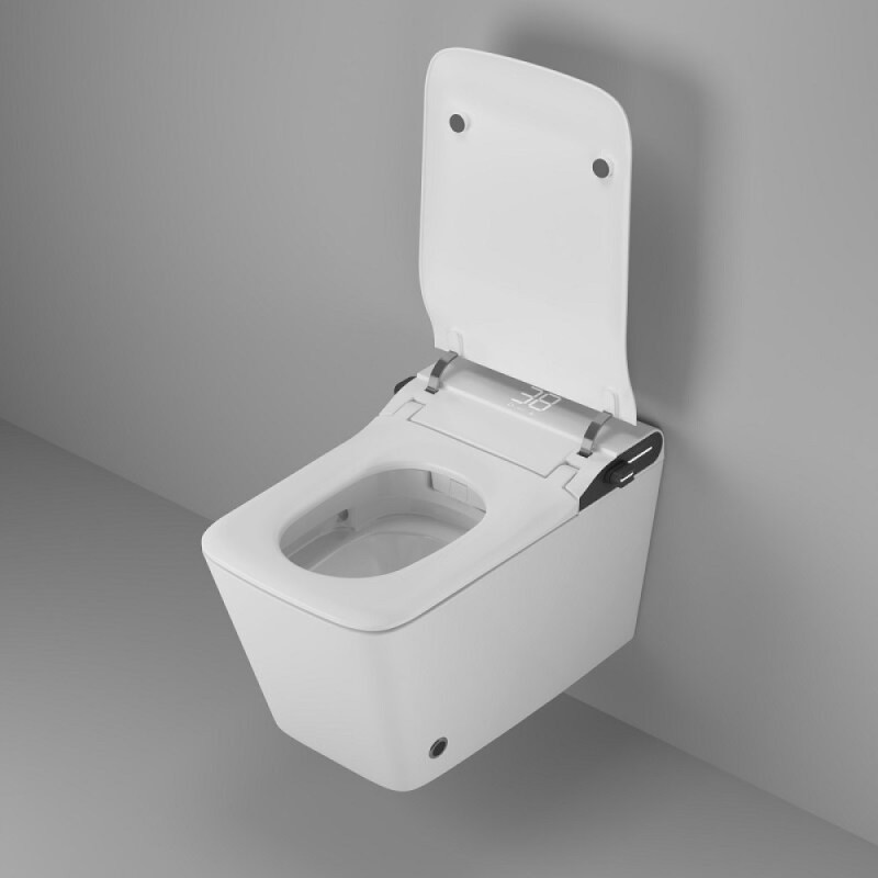 Электронный подвесной унитаз Grossman Smart GR-5701, с функцией биде, с импульсной системой смыва, крышка-сиденье микролифт, белый