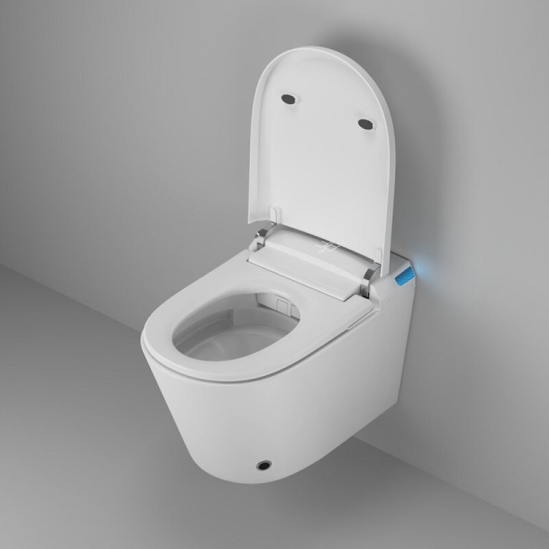Электронный подвесной унитаз Grossman Smart GR-5702, с функцией биде, с импульсной системой смыва, крышка-сиденье микролифт, белый