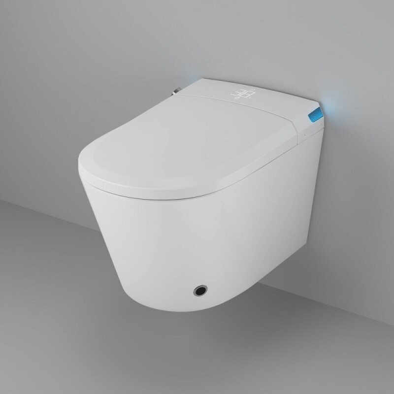 Электронный подвесной унитаз Grossman Smart GR-5702, с функцией биде, с импульсной системой смыва, крышка-сиденье микролифт, белый