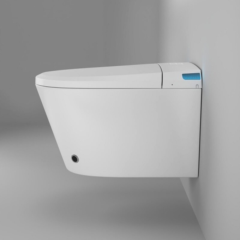 Электронный подвесной унитаз Grossman Smart GR-5702, с функцией биде, с импульсной системой смыва, крышка-сиденье микролифт, белый