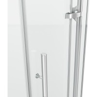 Душевой уголок Grossman Style GR-6090 90 х 90 см квадратный, дверь распашная, стекло прозрачное, хром