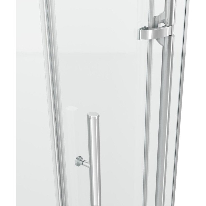 Душевой уголок Grossman Style GR-6090 90 х 90 см квадратный, дверь распашная, стекло прозрачное, хром