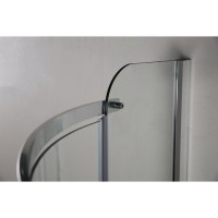 Душевой уголок Grossman Classic 90 х 90 см четверть круга, дверь распашная, стекло прозрачное, хром, GR-7090, с полотенцедержателем