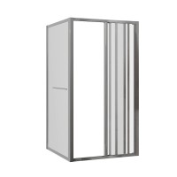 Душевой уголок Grossman Alba1, 90 х 90 х 190 см, стекло прозрачное, профиль хром, GR-9090Al1