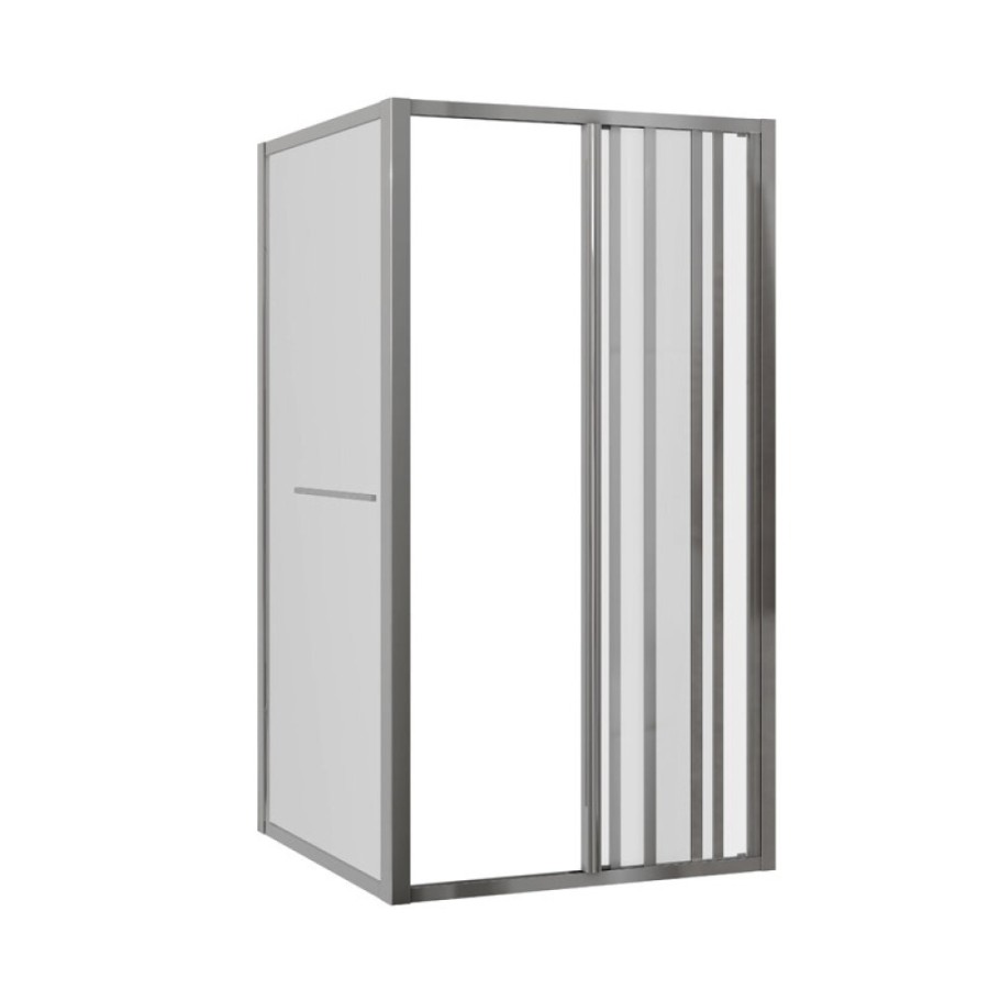 Душевой уголок Grossman Alba1, 90 х 90 х 190 см, стекло прозрачное, профиль хром, GR-9090Al1