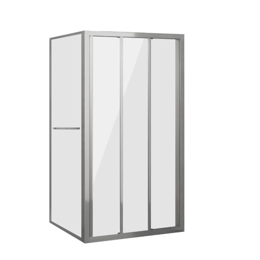 Душевой уголок Grossman Alba1, 90 х 90 х 190 см, стекло прозрачное, профиль хром, GR-9090Al1
