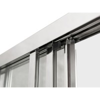 Душевой уголок Grossman Alba1, 90 х 90 х 190 см, стекло прозрачное, профиль хром, GR-9090Al1