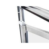 Душевой уголок Grossman Alba2, 90 х 90 х 190 см, складная дверь, стекло прозрачное, профиль хром, GR-9090Al2