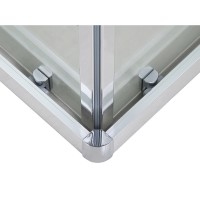 Душевой уголок Grossman Solis, 90 х 90 х 190 см, стекло прозрачное, профиль хром, GR-9090So