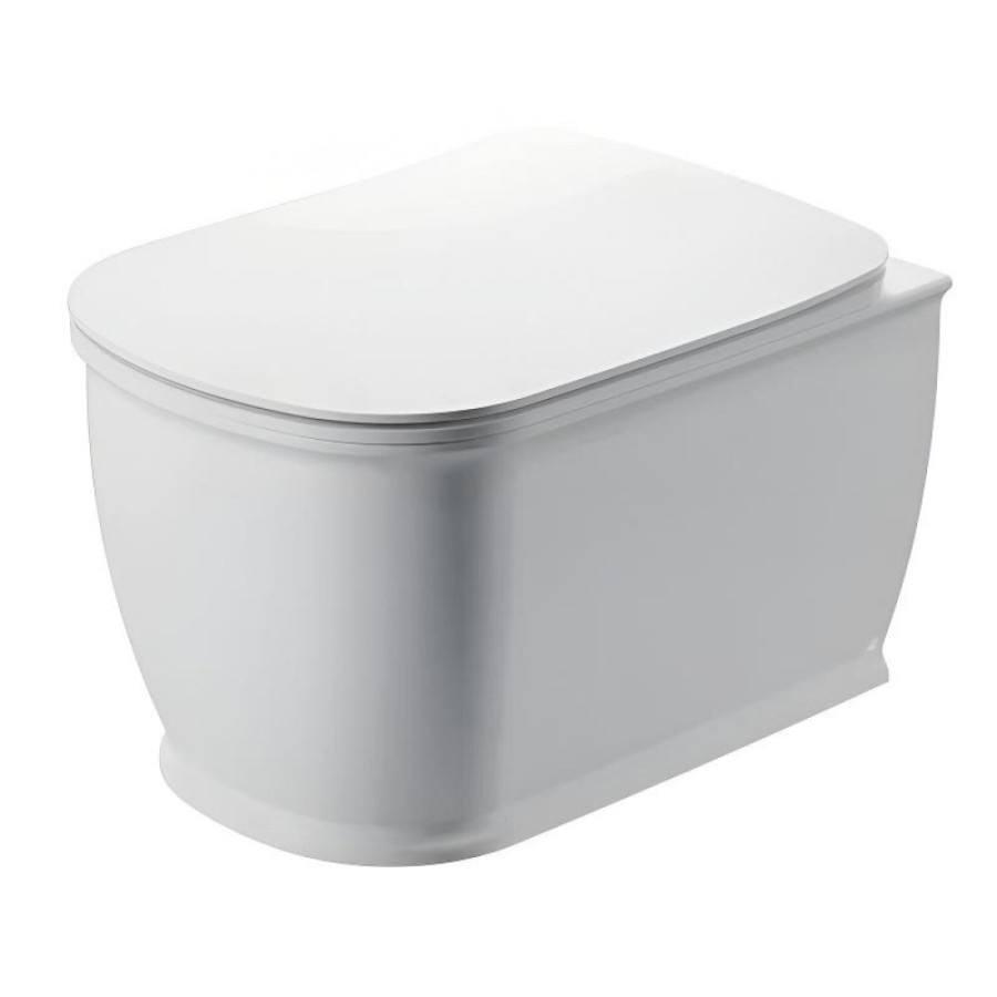 Подвесной унитаз Grossman Comfort GR-P3013, безободковый, с крышкой-сиденьем Soft-Close