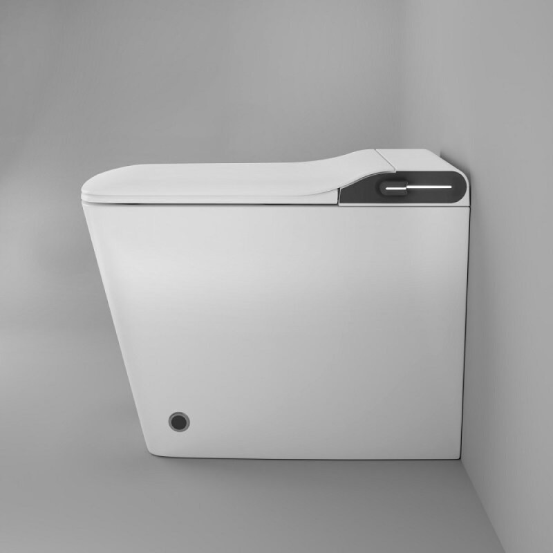 Электронный приставной унитаз Grossman Smart GR-PR-5701, с функцией биде, с импульсной системой смыва, крышка-сиденье микролифт, белый