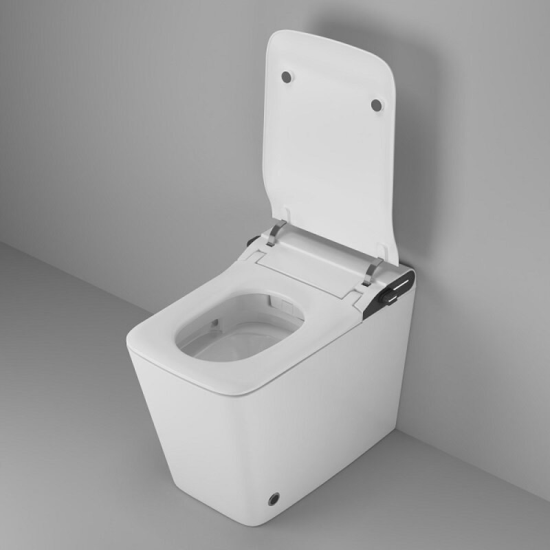 Электронный приставной унитаз Grossman Smart GR-PR-5701, с функцией биде, с импульсной системой смыва, крышка-сиденье микролифт, белый